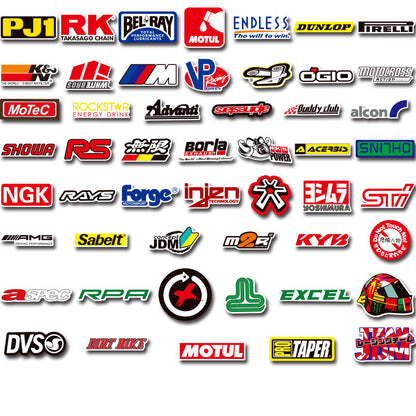 JDM Car Stickers — Premium Vinyl Decal Pack