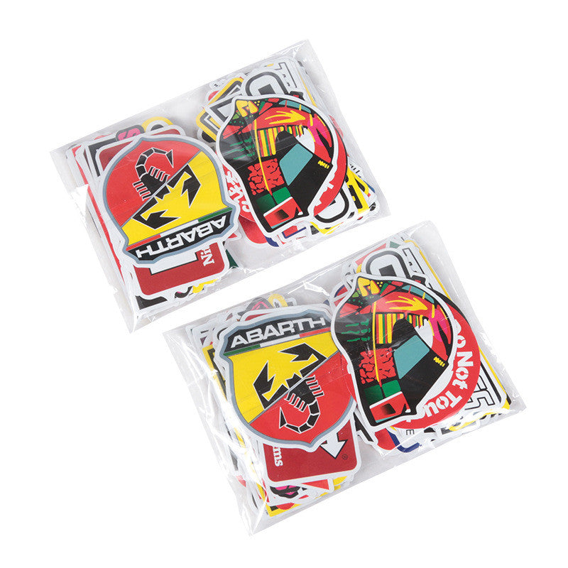 NovoJDM vinyl decal pack — close-up of sticker quality