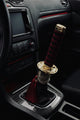 JDM Samurai Sword shift knob — 20cm black aluminum and resin